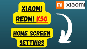 Xiaomi Redmi K50 Home Screen Settings || Setup home screen K50 Gaming