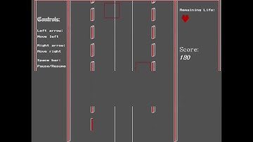 Car Racing game in C Language with Source Code