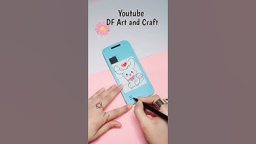 How to make a paper iphone puzzle / How to make a Cardboard Puzzle game! Puzzle game | #shorts