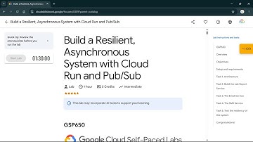 Build a Resilient, Asynchronous System with Cloud Run and Pub/Sub | #qwiklabs | #GSP650 #CLI