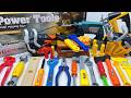 13-minute unboxing: Drill, chainsaw, and toolbox all included; immersive engineering experience.