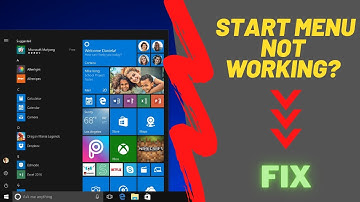 Windows 10 Start Menu Not Working