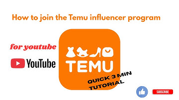 How to join the Temu influencer program (tutorial on app 2025)