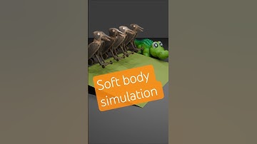 soft body simulation_pat2 #simulation   #3d #animation  #art #blender