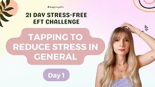 Day 1: Tapping to Reduce Stress - 21 Day Stress-Free EFT / Tapping Challenge (Legendas PT)