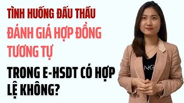 Tình Huống Đấu Thầu: Đánh Giá Hợp Đồng Tương Tự Trong E-HSDT Có Phù Hợp Không?