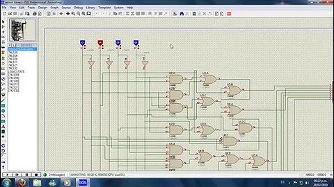 Simulacion en proteus con un display 7 segmentos.USTA2010.mp4