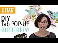 How to Make a DIY Floral Butterfly POP-UP Card!