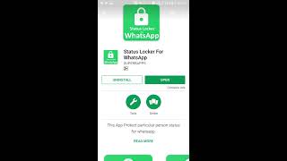 WhatsApp Status Locker New App 2018 screenshot 1