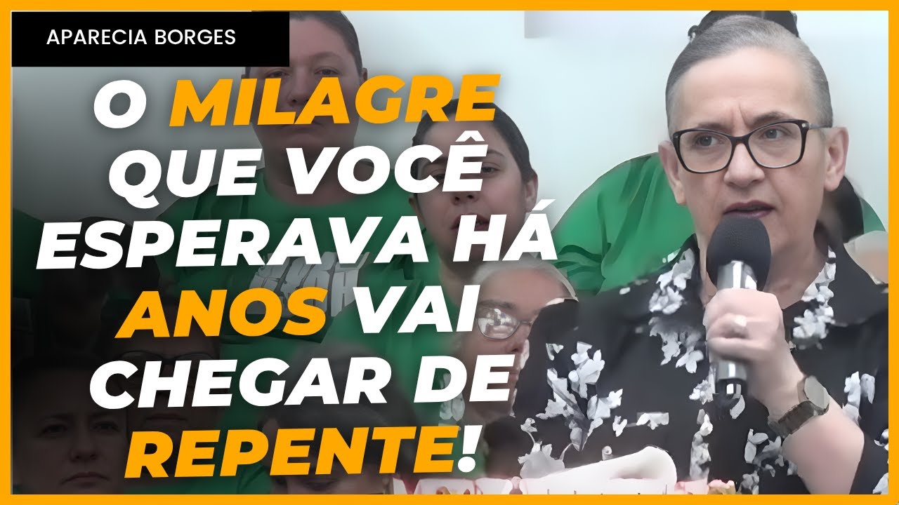 Pregadora Aparecida Borges  - NÃO TENHA MEDO! DEUS VAI TRAZER O SUSTENTO