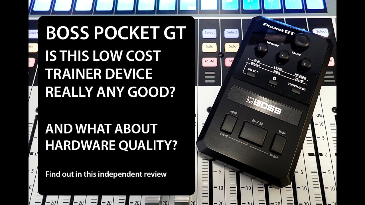 BOSS POCKET GT | A CLOSE UP REVIEW | HOW GOOD IS THIS EFFECTS AND GUITAR  TRAINER? | ROLAND