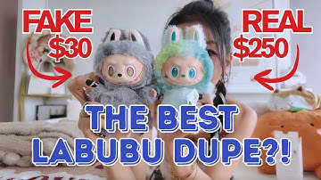 I Found the BEST 1:1 Lafufu Dupe!? 😱 Comparing It with My Authentic Popmart Labubu