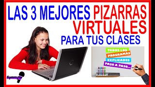 LAS MEJORES PIZARRAS VIRTUALES INTERACTIVAS GRATIS PARA TUS CLASES ONLINE  [FÁCIL]