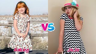 Adley (A for ADLEY) vs JOJO SIWA From 0 to 14 Years Old ★ 2022