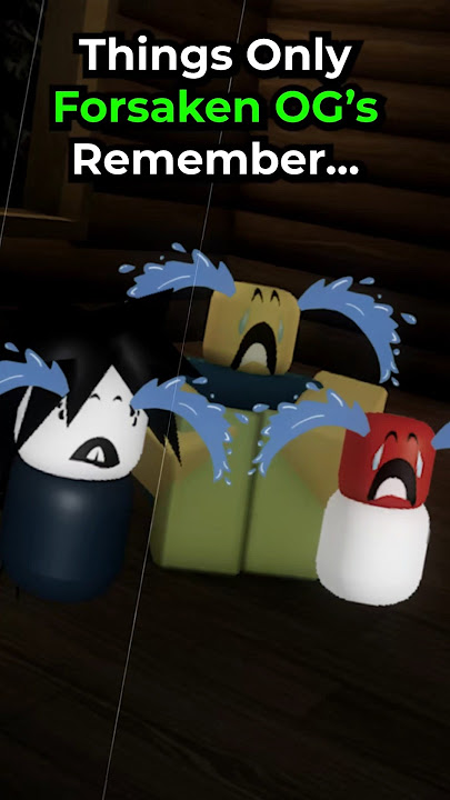 ONLY Forsaken OG'S REMEMBER THIS... 😭 #forsaken #roblox #shorts