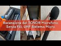 Recensione del TONOR Microfono Senza Fili, UHF Sistema Microfonico Dinamico a Doppio Cordless in Met