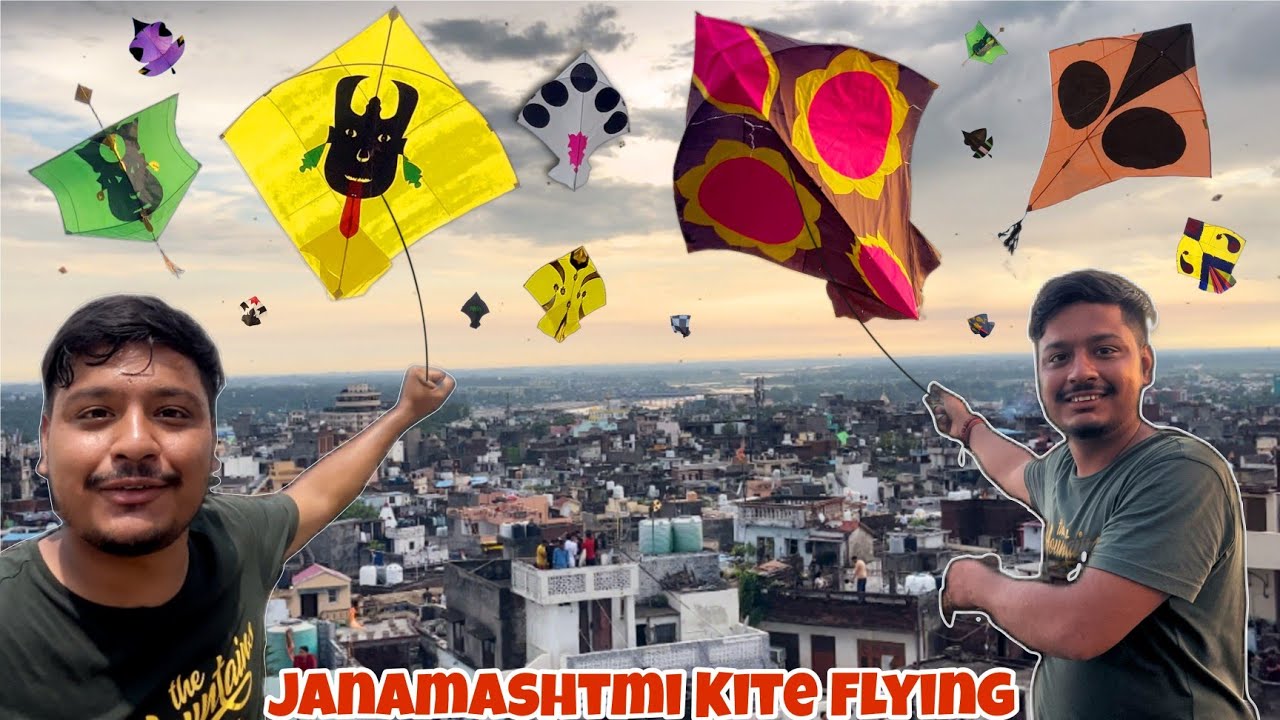 Biggest Kites flying on Janamashtmi Jammu 🔥#kiteflying