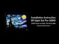 Installation instruction of light set for lego 21333 vincent van gogh  the starry night