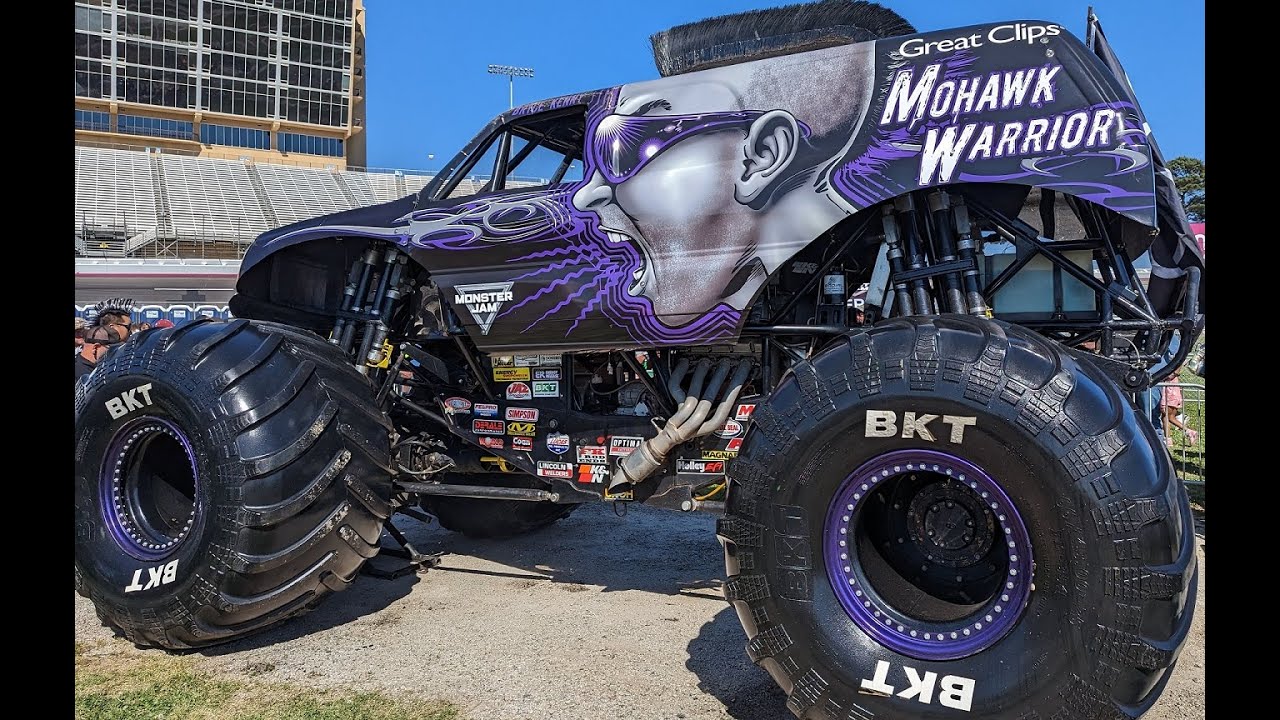 Mohawk Warrior Winning Monster Jam Atlanta Freestyle Sat. 2023 YouTube