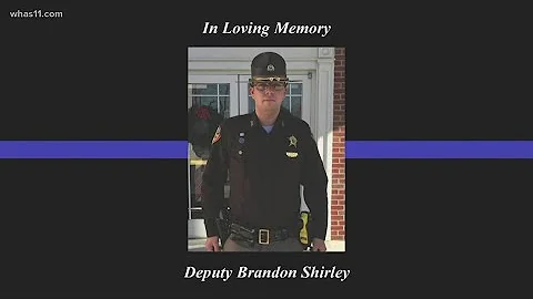 Deputy Brandon Shirley gets a hero's farewell
