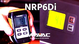 Vacuum Pump | Micron Gauge on the Pump NAVAC NRP6Di