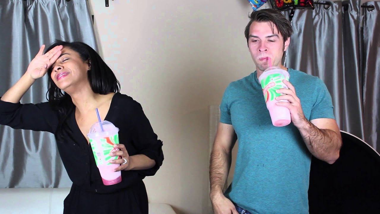 girls like you 7-11 Slurpee Brain Freeze Challenge