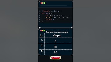 Short Video | C Programming Quiz | Arithmetic Operators