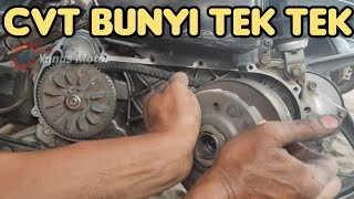 Penyebab CVT bunyi tek tek saat langsam/lepas gas #beatfi