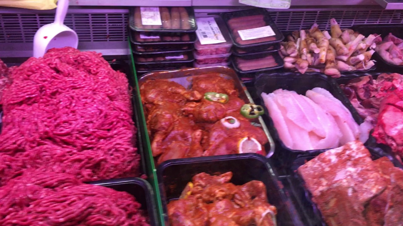 Medina Food, Watford Halal Meat Display 1080p YouTube