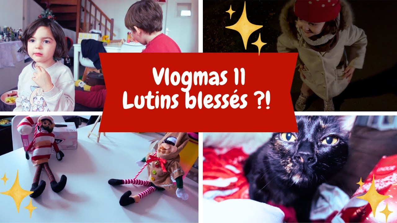 Vlogmas 11 : On a COURU toute la journée ! Les lutins blessés ? + On gagne une tombola 🎄😱