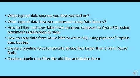 Azure Data factory Interview Questions Part -2 | Data engineer Interview preparation