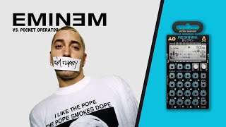 Eminem vs. Pocket Operator | 'Real Slim Shady' & 'Without Me' 8bit Cover | Pocket Operator PO-128