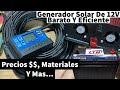 GENERADOR SOLAR Sencillo Y Fácil De Armar