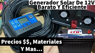 GENERADOR SOLAR Sencillo Y Fácil De Armar