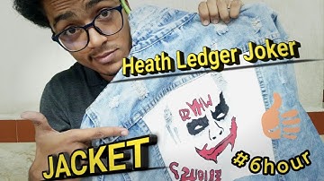 DIY - Custom Heath Ledger(Joker) Jacket !! By Mohammad Sameer