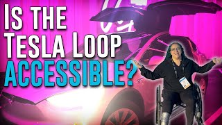 Trying The Tesla Loop In Vegas in a Wheelchair