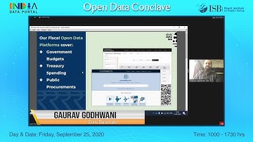 India Data Portal - Open Data Conclave – Open Data Platforms in India – Gaurav Godhwani