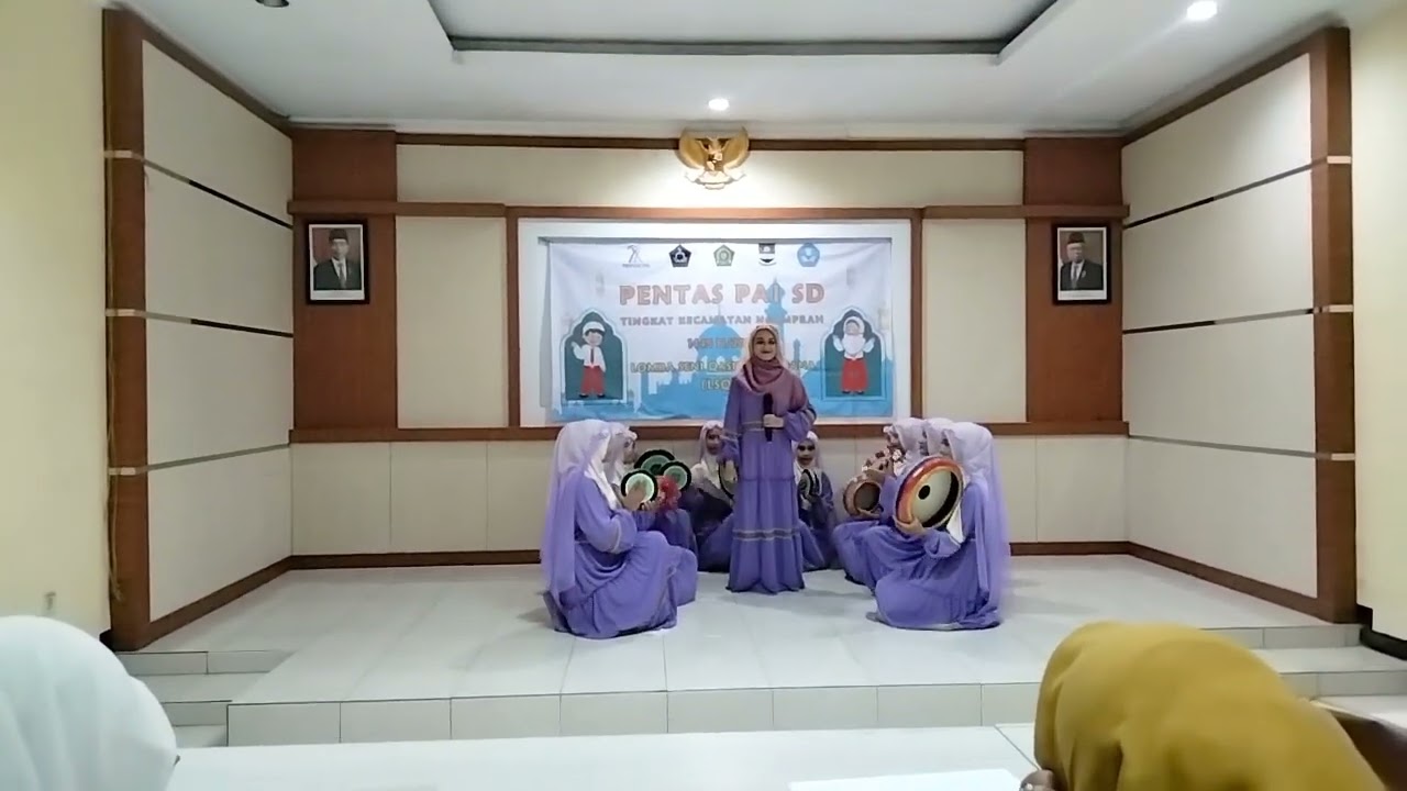 Pentas PAI cabang lomba qosidah rebana SD tingkat kecamatan Ngamprah kab Bandung Barat