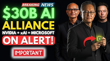 $30 BILLION AI ALLIANCE! Nvidia, xAI, Microsoft & BlackRock SHAKE UP AI WAR 🚨 BREAKING