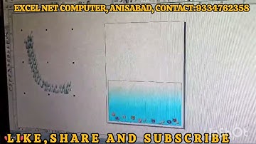 #EXCEL NET COMPUTER,ANISABAD, HOW TO CREATE AQUARIUM IN COREL DRAW 🖥🖥