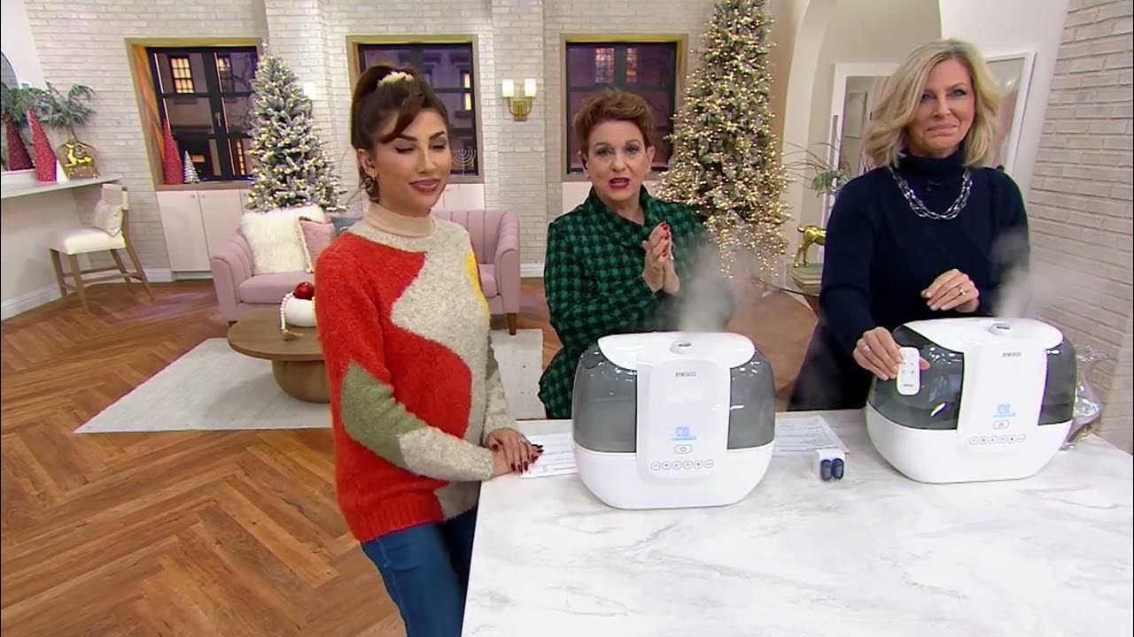 HoMedics 2G Top Fill Ultrasonic UVC Humidifier with Remote on QVC YouTube