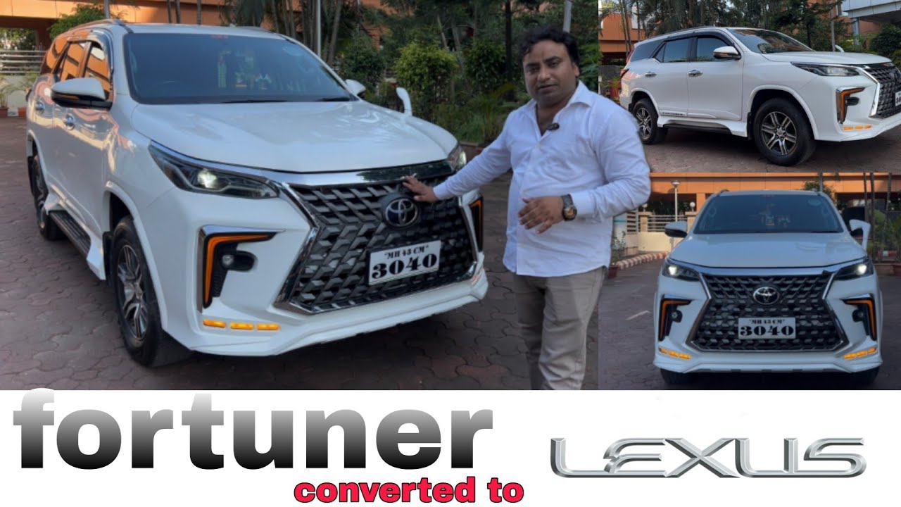 Toyota fortuner converted to Lexus body kit #toyota #fortuner # ...