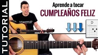 Miniatura del video "como tocar CUMPLEAÑOS FELIZ en guitarra fácil! canción facil guitarra cumpleaños"