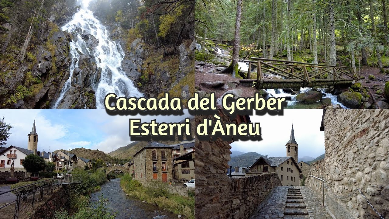 CASCADA del Gerber y ESTERRI D'ÀNEU en el Pirineo Catalán | Pallars Sobirà, Lleida (Catalunya)