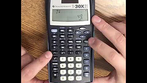 TI-30X IIS: Exponents