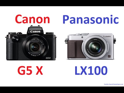 Canon PowerShot G5 X vs Panasonic Lumix DMC-LX100