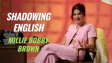 Shadowing English with Millie Bobby Brown | English Speaking Practice | British Accent