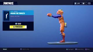 Fortnite Praise The Tomato Emote Beef Boss