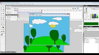 Tutorial Animasi 2D macromedia flash8 pemandangan #part2