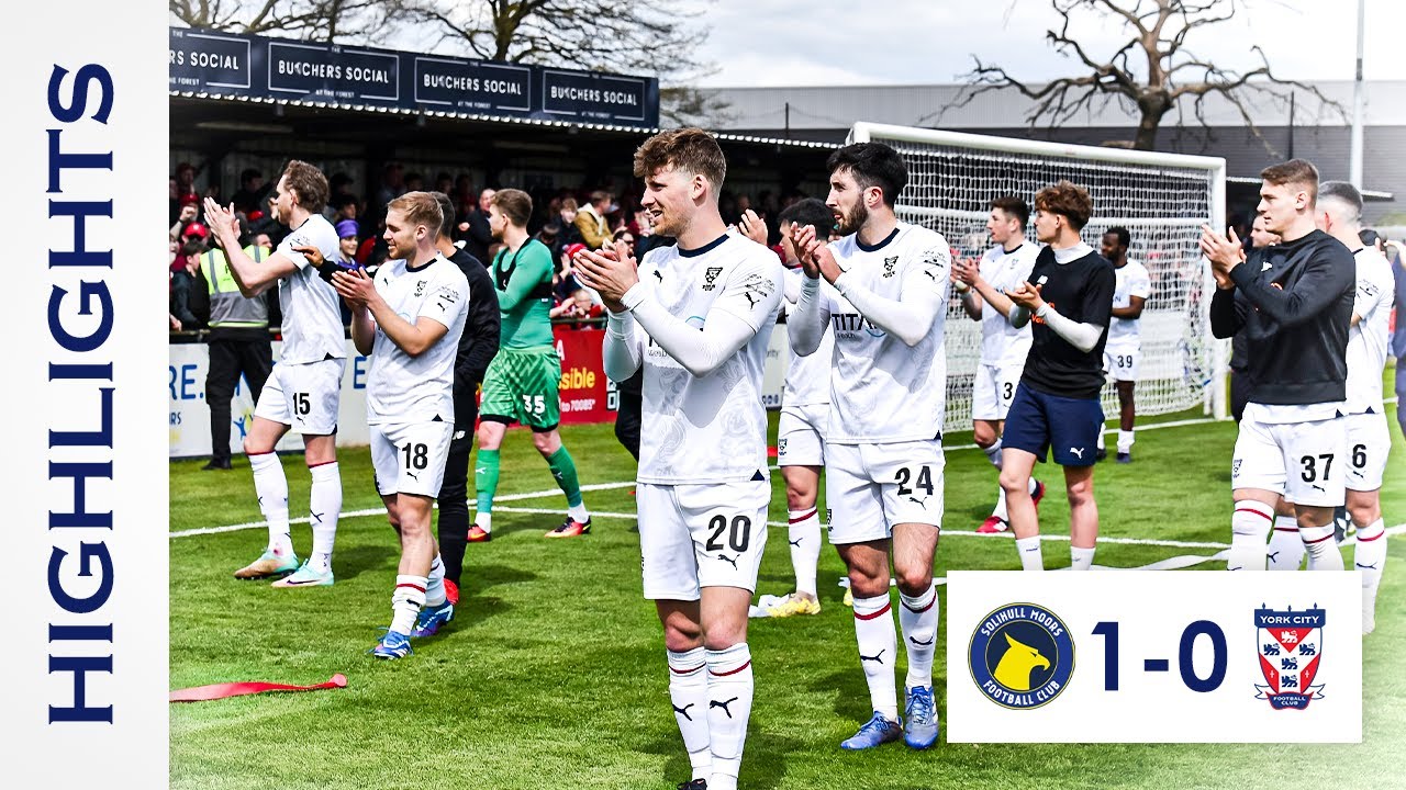 📺 Match Highlights | Solihull Moors 1-0 York City | 2023-24